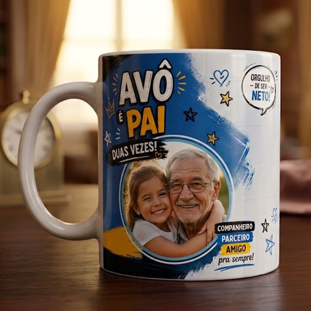 Caneca personalizada com foto